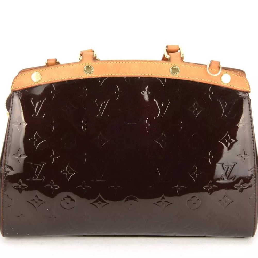 Louis Vuitton Monogram Vernis Brea MM Brown Handbag